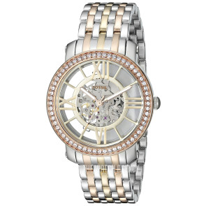 Watch strap Fossil ME3087 Stainless steel Bi-color 18mm